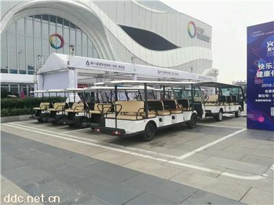  鸿畅达景区封闭/敞开式电动观光车